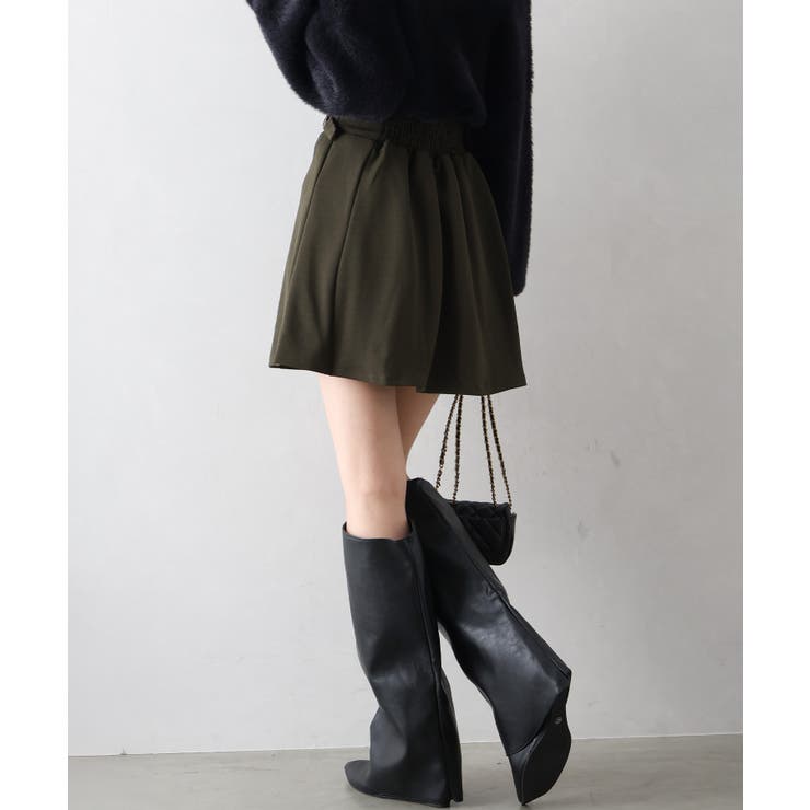 サイドベルトハイウエストミニスカート | SpRay | 詳細画像9 