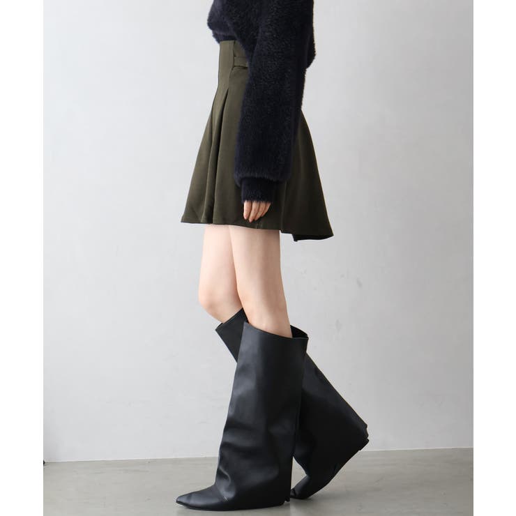 サイドベルトハイウエストミニスカート | SpRay | 詳細画像8 