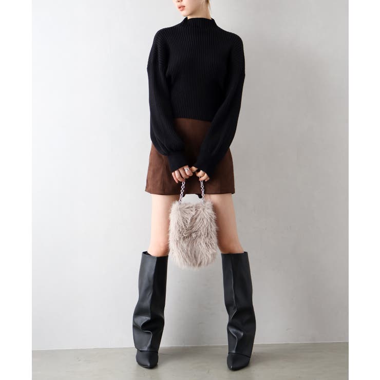 スエードポンチスカートパンツ | SpRay | 詳細画像8 