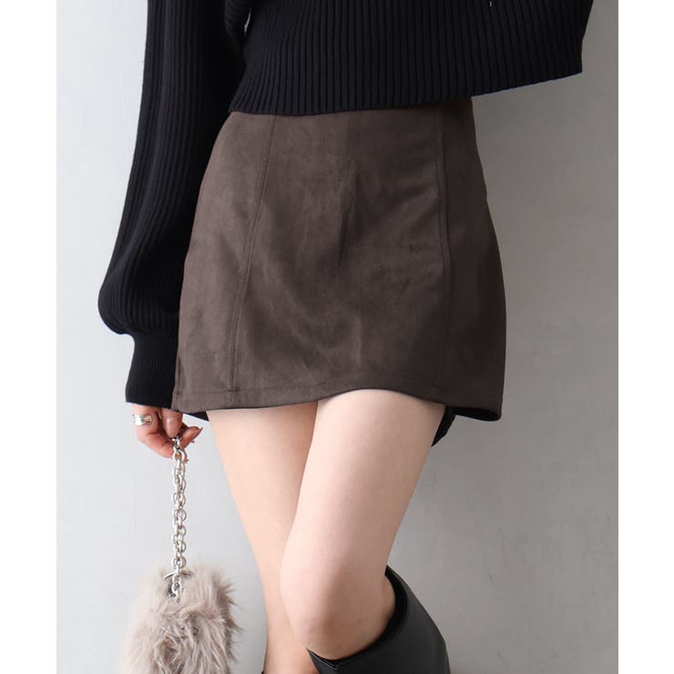 スエードポンチスカートパンツ | SpRay | 詳細画像13 