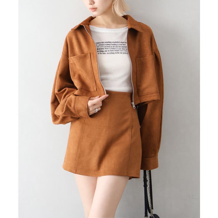 スエードポンチスカートパンツ | SpRay | 詳細画像21 