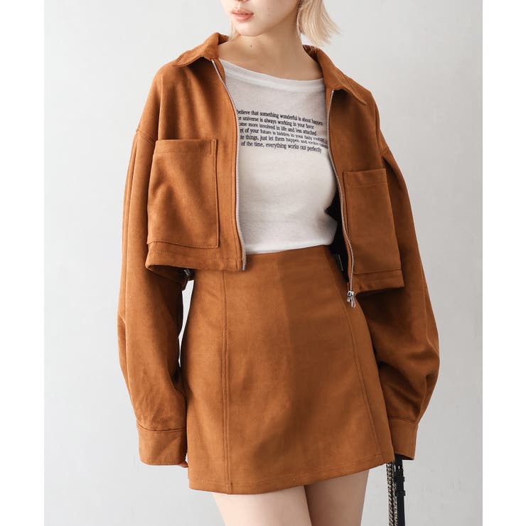 スエードポンチスカートパンツ | SpRay | 詳細画像22 