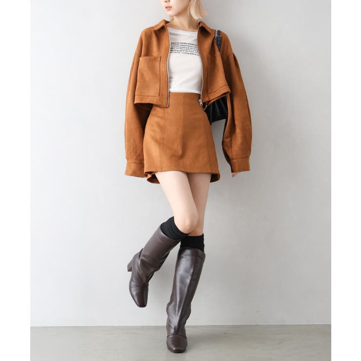 スエードポンチスカートパンツ | SpRay | 詳細画像23 