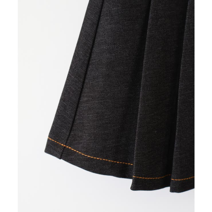 ベルト付きステッチプリーツミニスカート | SpRay | 詳細画像16 