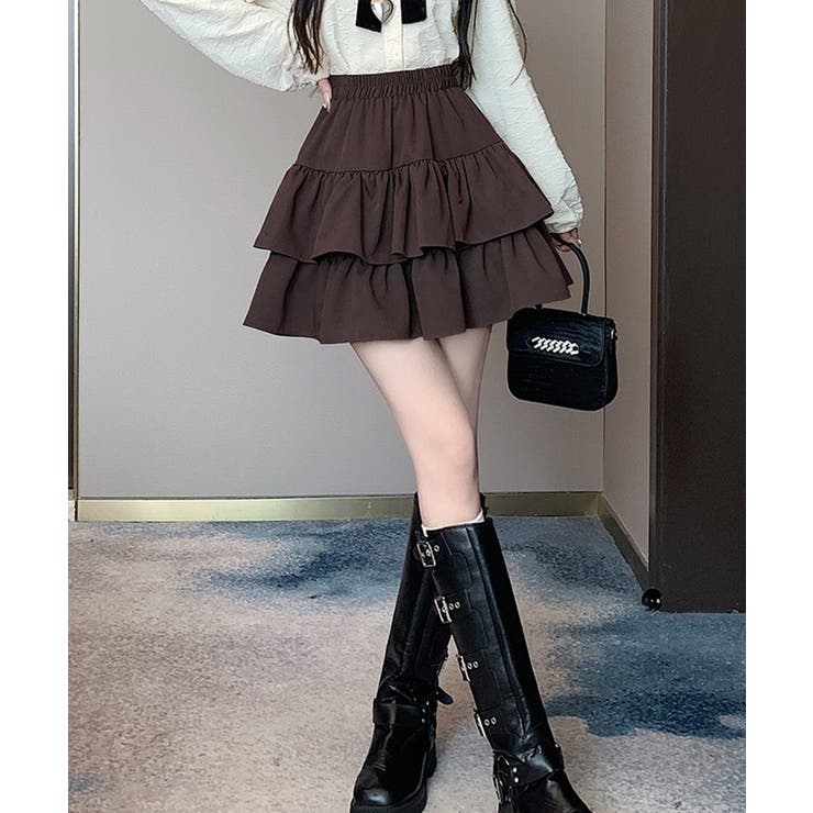 ティアードフリルミニスカート | SpRay | 詳細画像9 