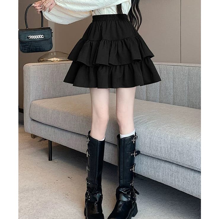 ティアードフリルミニスカート | SpRay | 詳細画像2 