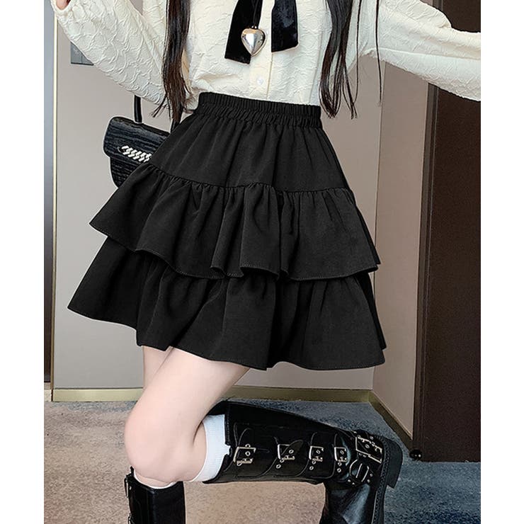 ティアードフリルミニスカート | SpRay | 詳細画像4 