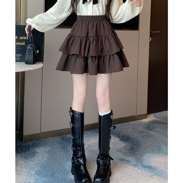 ティアードフリルミニスカート | SpRay | 詳細画像8 