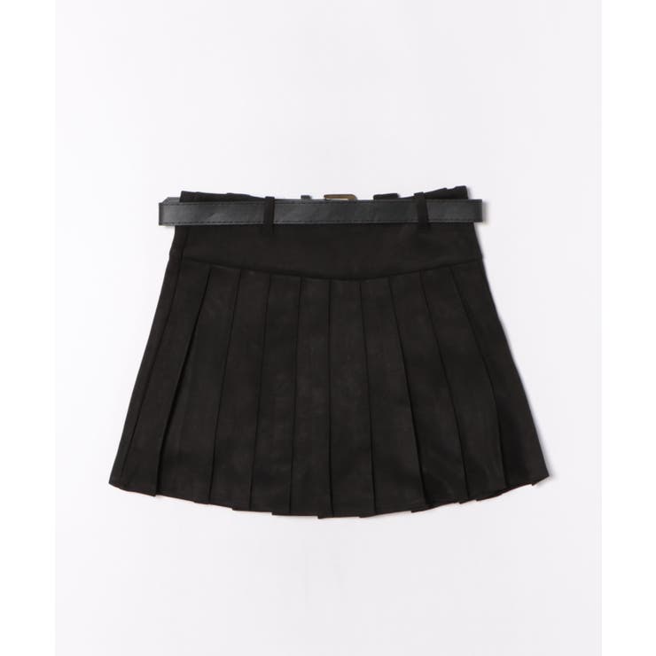ベルト付フェイクスウェードプリーツミニスカート | SpRay | 詳細画像16 