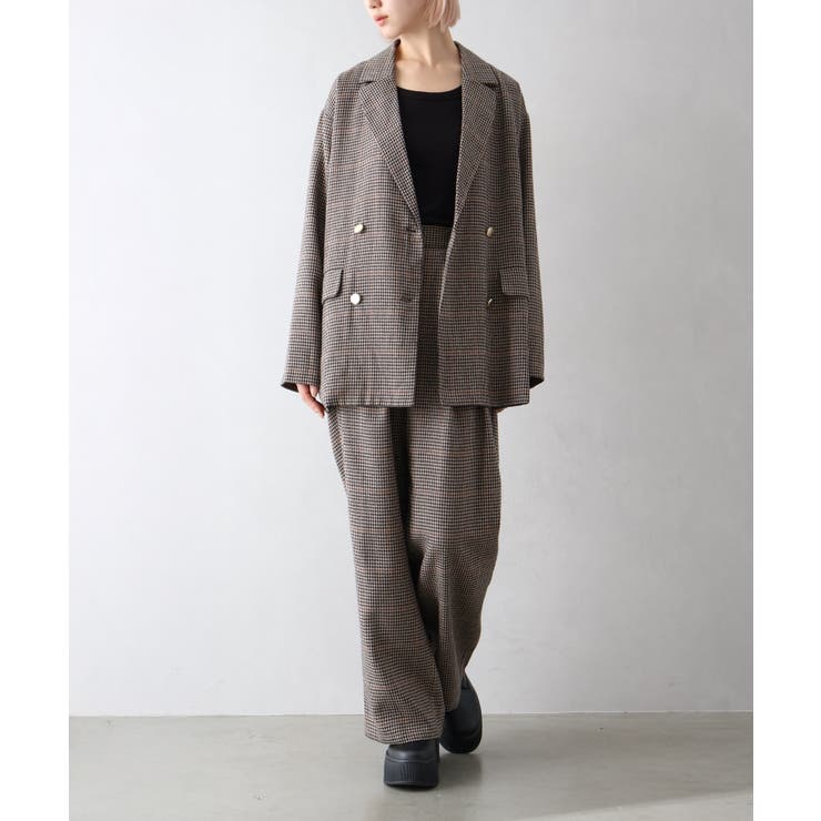 チェックタックストレートパンツ | SpRay | 詳細画像10 