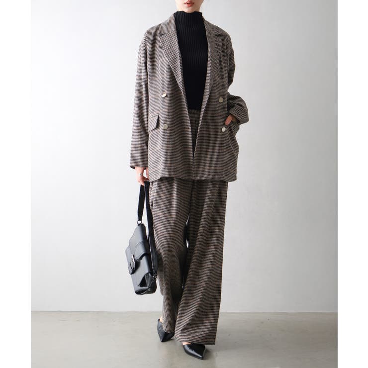 チェックタックストレートパンツ | SpRay | 詳細画像13 