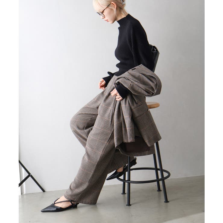 チェックタックストレートパンツ | SpRay | 詳細画像15 