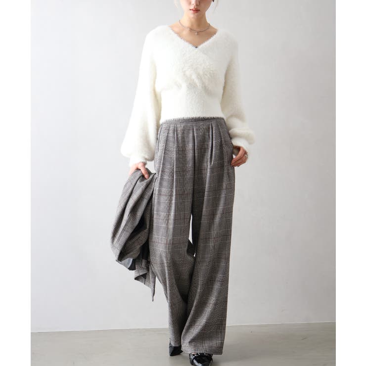 チェックタックストレートパンツ | SpRay | 詳細画像16 