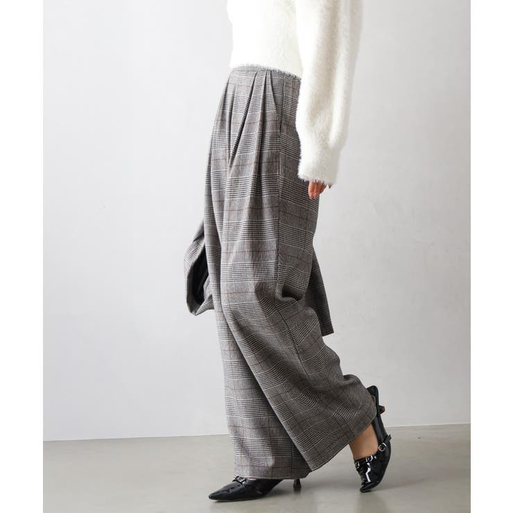 チェックタックストレートパンツ | SpRay | 詳細画像18 