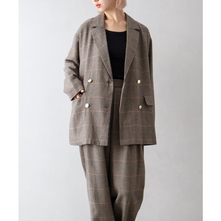 チェックタックストレートパンツ | SpRay | 詳細画像8 