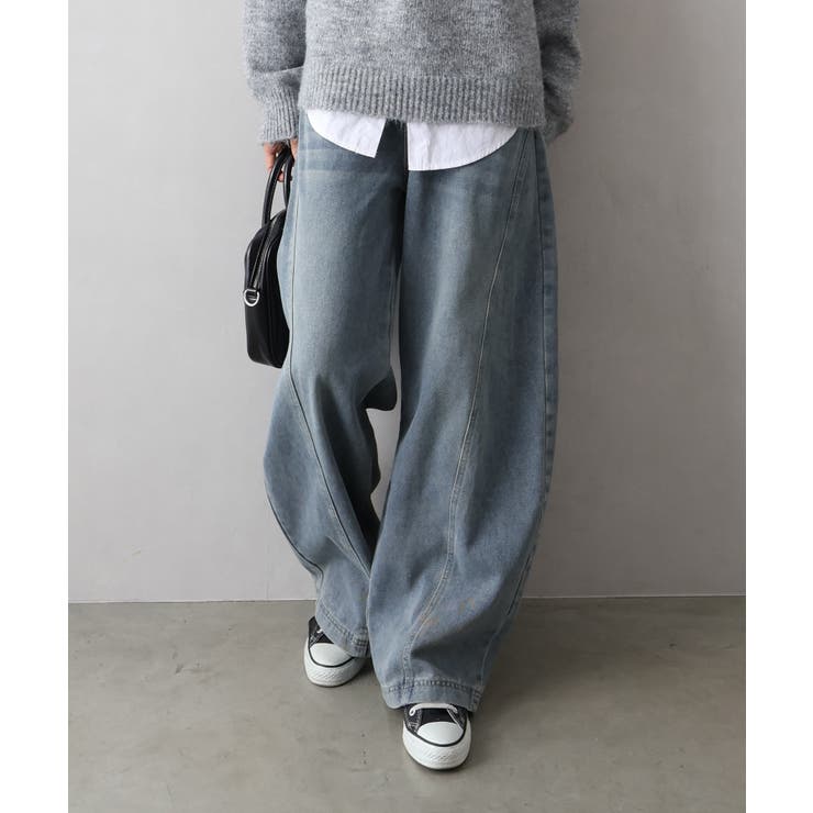 デニムバレルパンツ | SpRay | 詳細画像11 