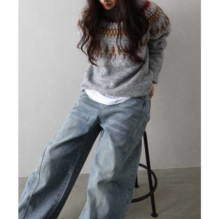 デニムバレルパンツ | SpRay | 詳細画像13 