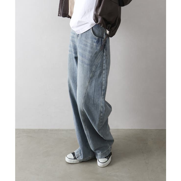 デニムバレルパンツ | SpRay | 詳細画像17 