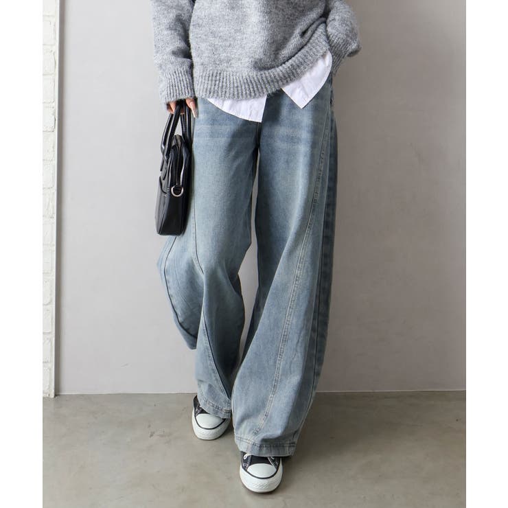 デニムバレルパンツ | SpRay | 詳細画像2 