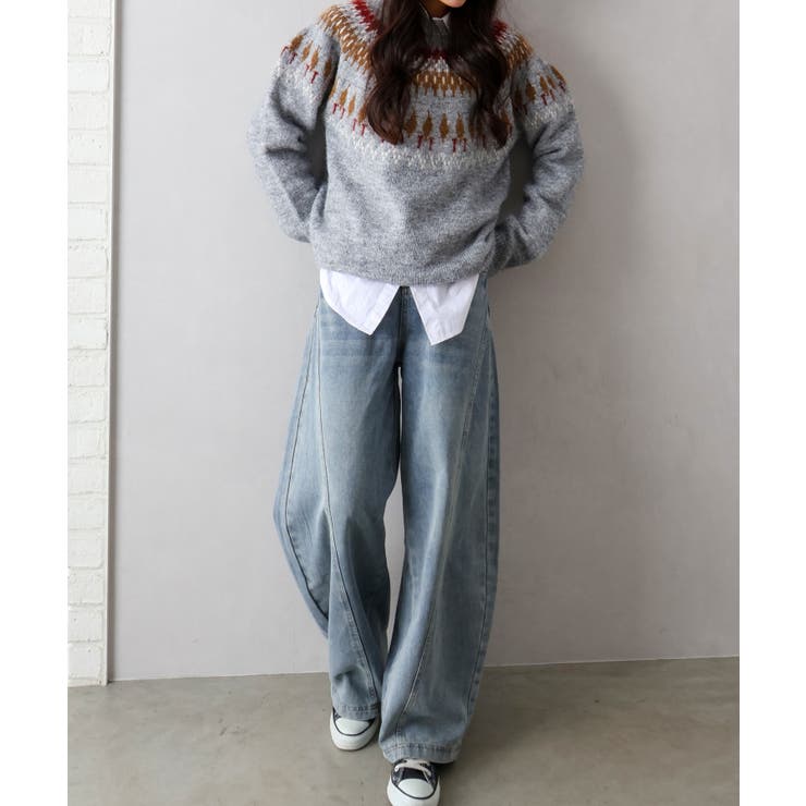 デニムバレルパンツ | SpRay | 詳細画像3 