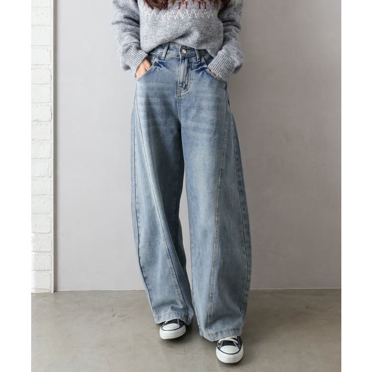 デニムバレルパンツ | SpRay | 詳細画像5 