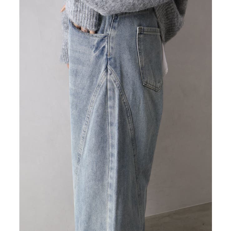 デニムバレルパンツ | SpRay | 詳細画像8 