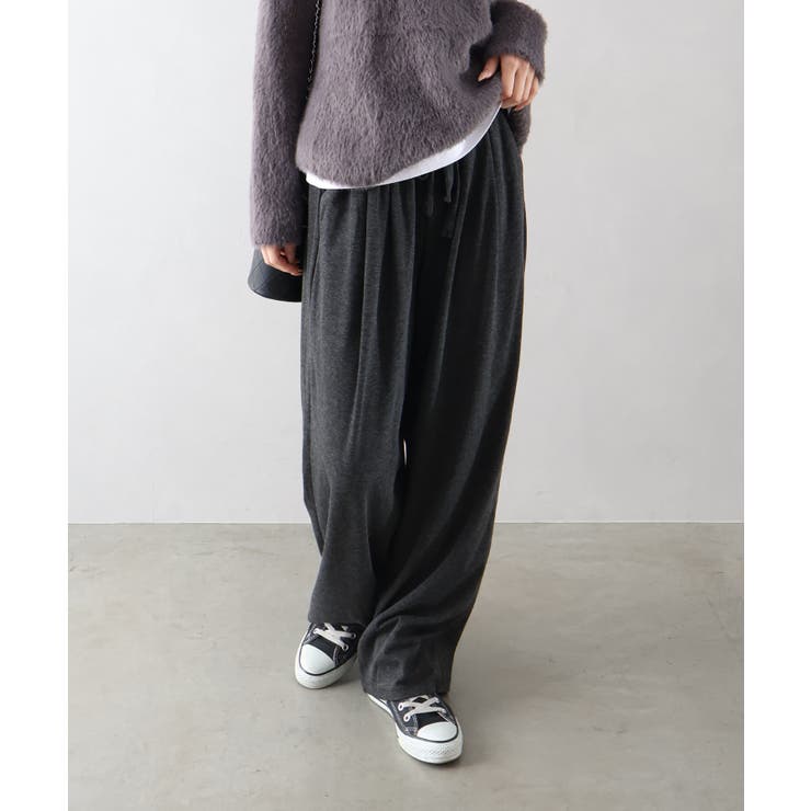 チャコールグレー | ワイドパンツ | SpRay