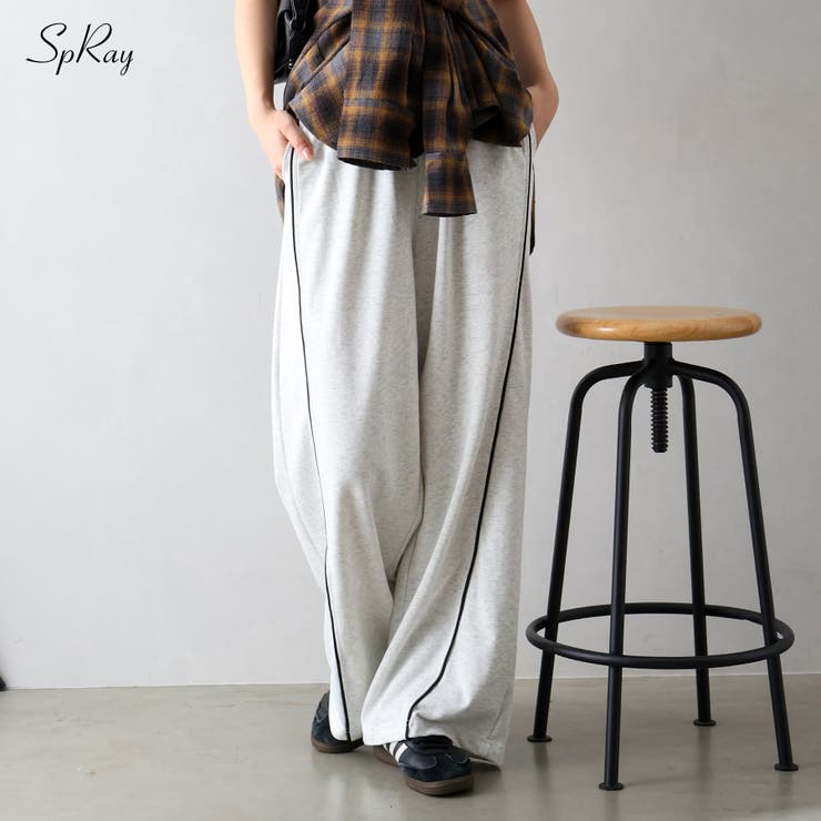 パイピングスウェットパンツ | SpRay | 詳細画像1 