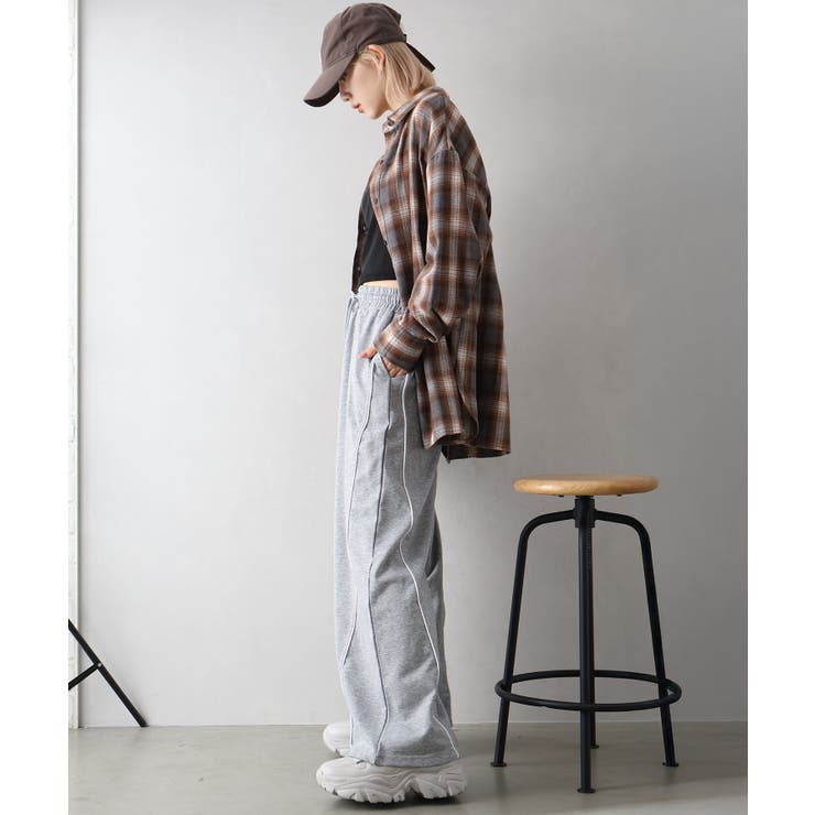 パイピングスウェットパンツ | SpRay | 詳細画像9 