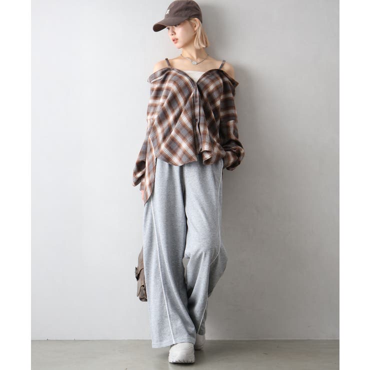 パイピングスウェットパンツ | SpRay | 詳細画像12 