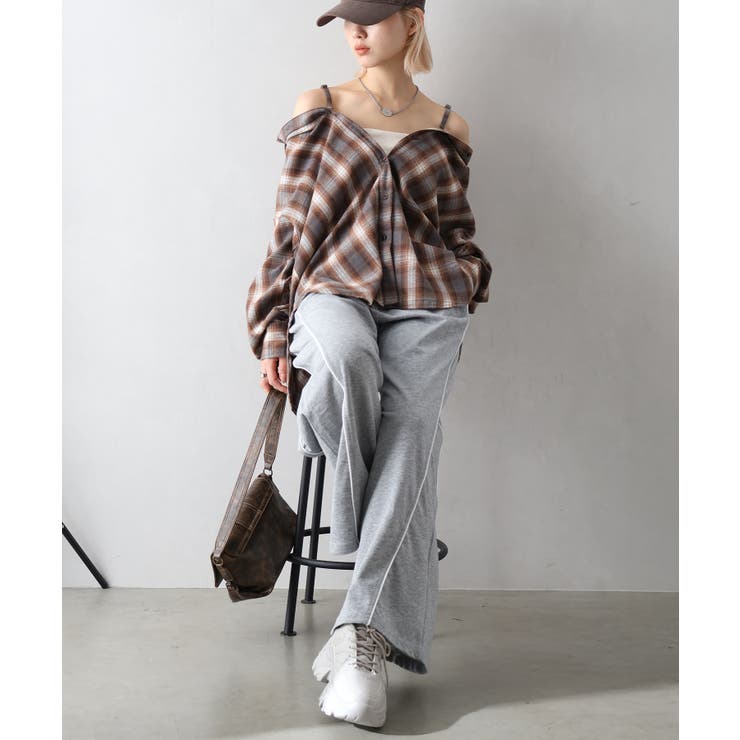 パイピングスウェットパンツ | SpRay | 詳細画像13 