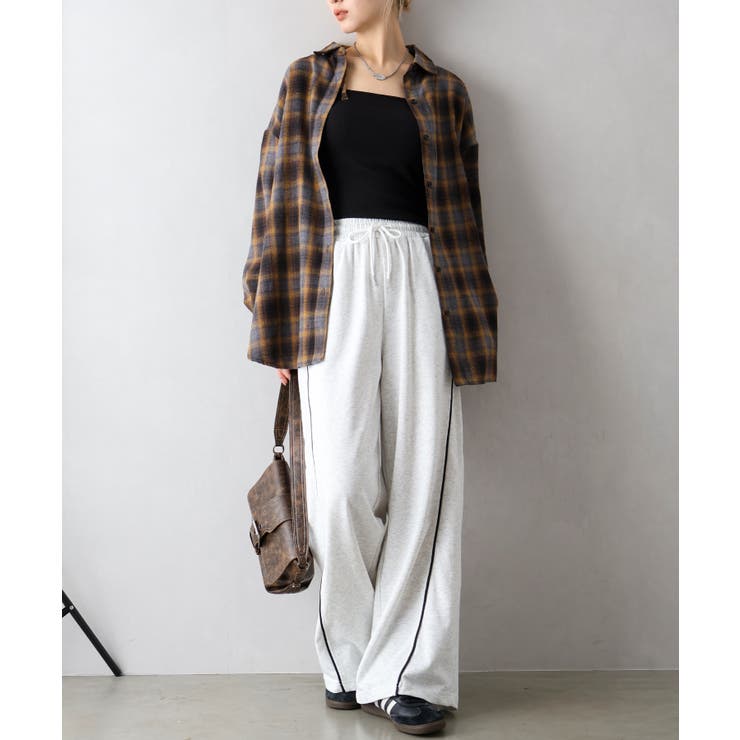 パイピングスウェットパンツ | SpRay | 詳細画像3 