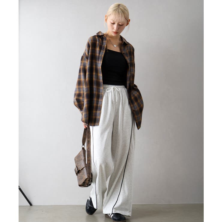 パイピングスウェットパンツ | SpRay | 詳細画像4 