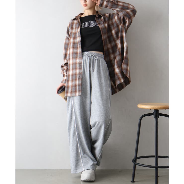 パイピングスウェットパンツ | SpRay | 詳細画像8 