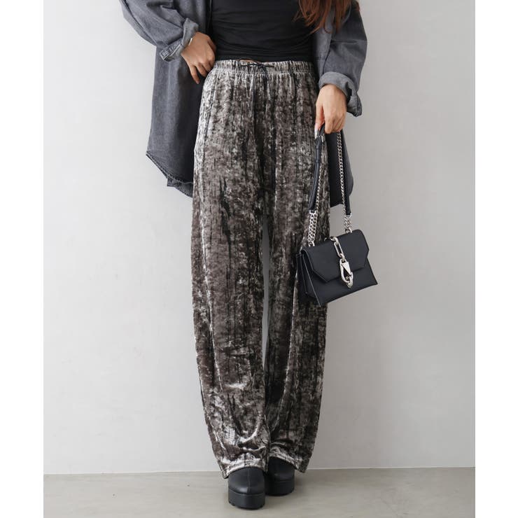 クラッシュベロアパンツ | SpRay | 詳細画像13 