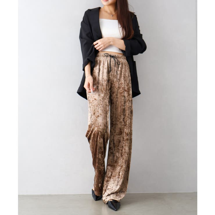 クラッシュベロアパンツ | SpRay | 詳細画像2 