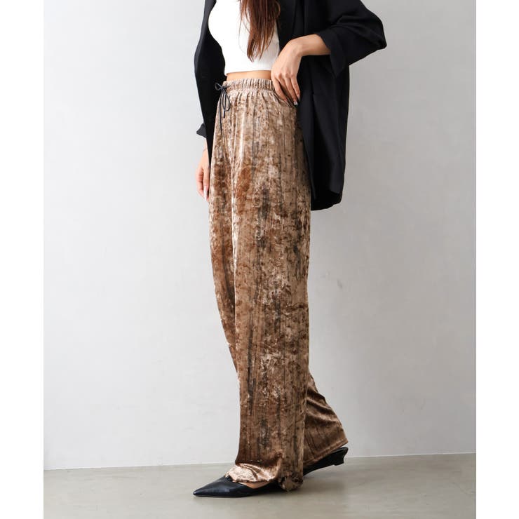 クラッシュベロアパンツ | SpRay | 詳細画像3 