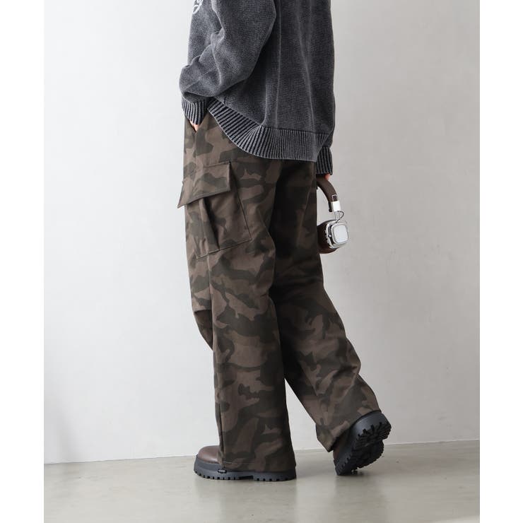 迷彩カーゴパンツ[品番：SPRW0010762]｜SpRay（スプレイ）｜レディース