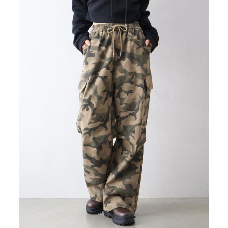 迷彩カーゴパンツ[品番：SPRW0010762]｜SpRay（スプレイ）のレディース
