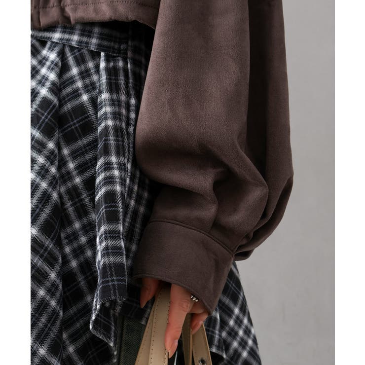 スウェードポンチＺＩＰショートブルゾン | SpRay | 詳細画像29 