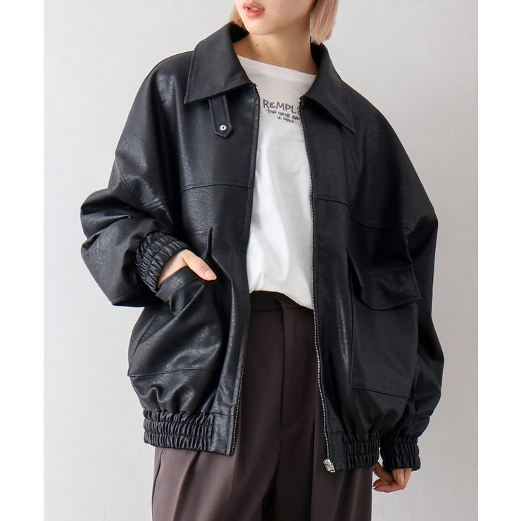 ヴィンテージレザーブルゾン | SpRay | 詳細画像9 