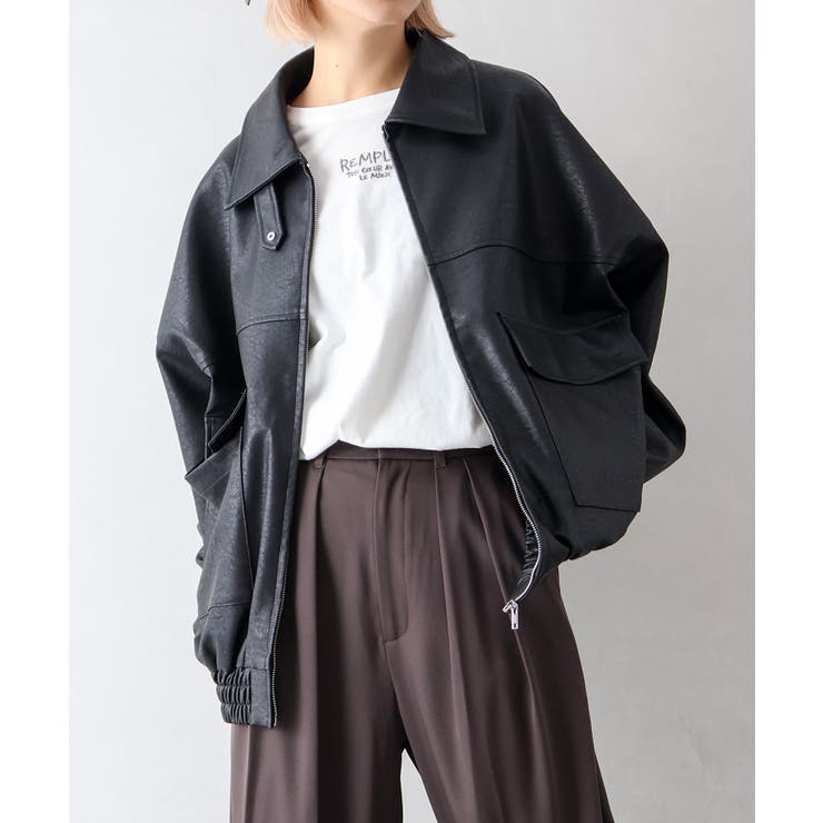 ヴィンテージレザーブルゾン | SpRay | 詳細画像11 