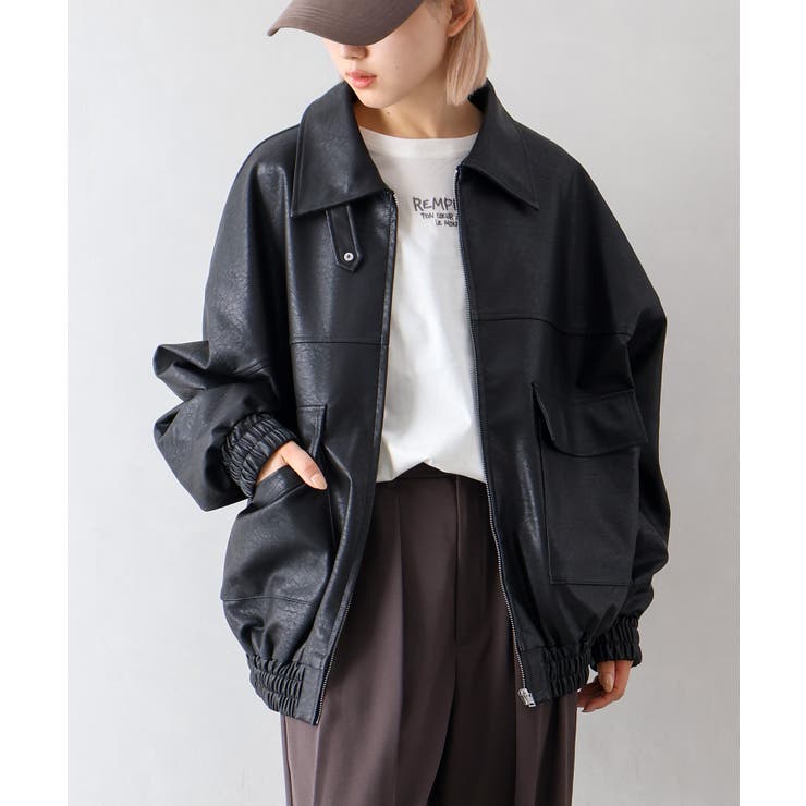 ヴィンテージレザーブルゾン | SpRay | 詳細画像12 