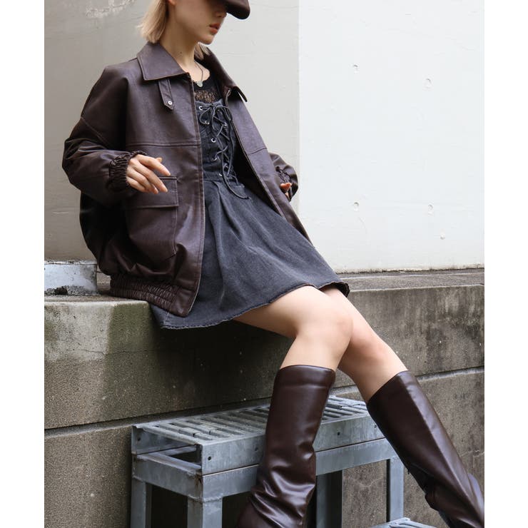 ヴィンテージレザーブルゾン | SpRay | 詳細画像20 