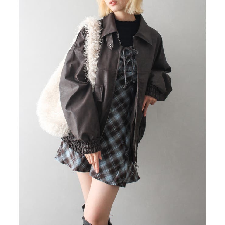 ヴィンテージレザーブルゾン | SpRay | 詳細画像22 