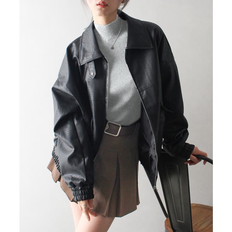 ヴィンテージレザーブルゾン | SpRay | 詳細画像29 