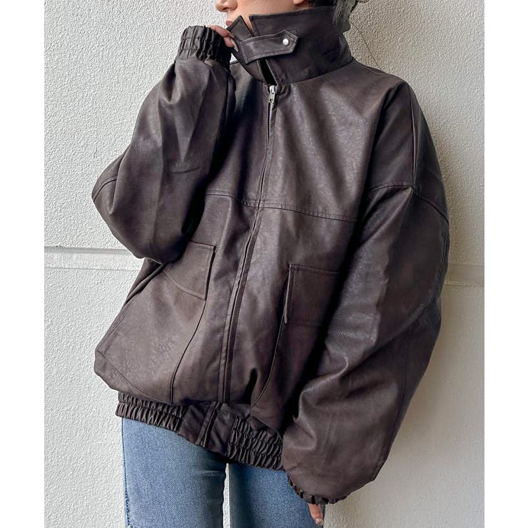 ヴィンテージレザーブルゾン | SpRay | 詳細画像34 