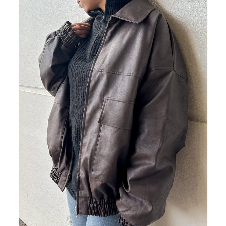 ヴィンテージレザーブルゾン | SpRay | 詳細画像36 