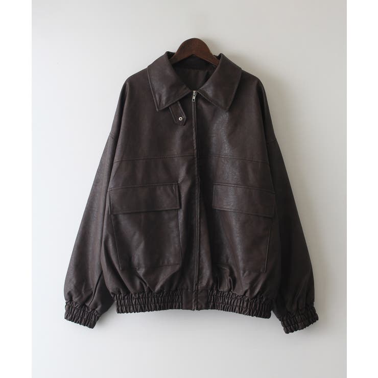 ヴィンテージレザーブルゾン | SpRay | 詳細画像40 