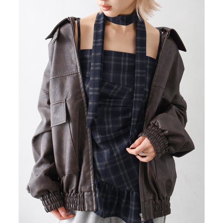 ヴィンテージレザーブルゾン | SpRay | 詳細画像46 